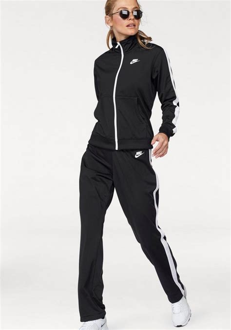 nike trainingsanzug damen schwarz|nike trainingsanzüge schwarz.